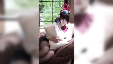 [Cosplay] 半半子 – ガイド春日ツバキ [86P6V-593MB] (2)