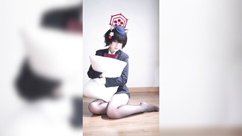 [Cosplay] 半半子 – ガイド春日ツバキ [86P6V-593MB] (4)