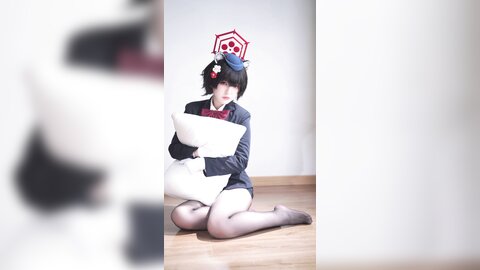 [Cosplay] 半半子 – ガイド春日ツバキ [86P6V-593MB] (4)
