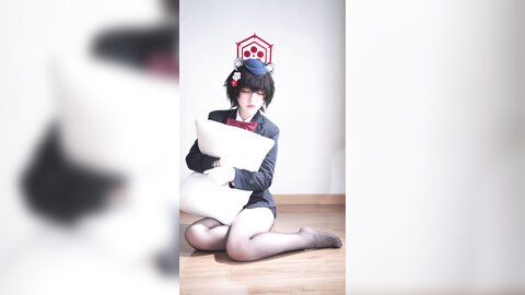 [Cosplay] 半半子 – ガイド春日ツバキ [86P6V-593MB] (4)