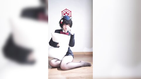[Cosplay] 半半子 – ガイド春日ツバキ [86P6V-593MB] (4)
