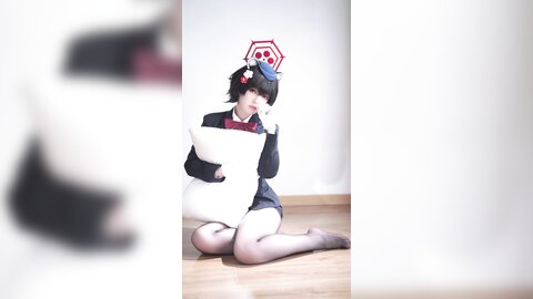[Cosplay] 半半子 – ガイド春日ツバキ [86P6V-593MB] (4)