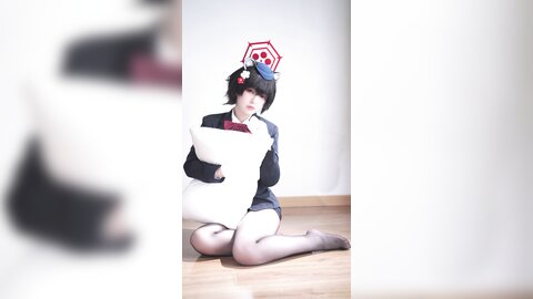 [Cosplay] 半半子 – ガイド春日ツバキ [86P6V-593MB] (4)