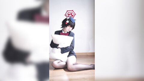 [Cosplay] 半半子 – ガイド春日ツバキ [86P6V-593MB] (4)