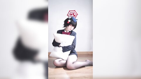 [Cosplay] 半半子 – ガイド春日ツバキ [86P6V-593MB] (4)