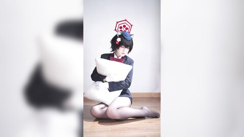 [Cosplay] 半半子 – ガイド春日ツバキ [86P6V-593MB] (4)