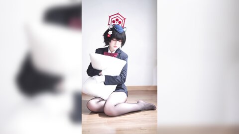 [Cosplay] 半半子 – ガイド春日ツバキ [86P6V-593MB] (4)