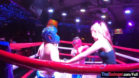 Midget Boxing In Thailand Lead To Sex With The Sexy Asian Ring Girl