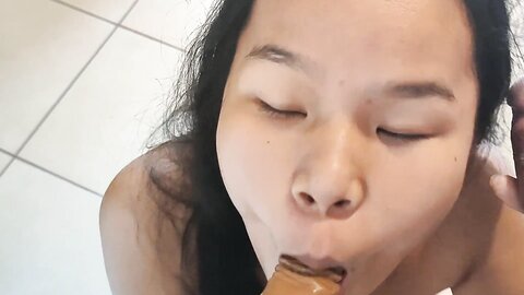 Pov Thai Teen Sucks 2 Big Dicks