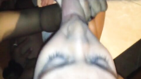 Asian Bitchs Share A White Cock In A Super Hot Blowjob