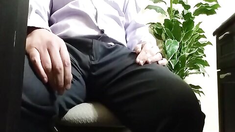 Asian Secretary Giving Head To Her Boss For A Promotion