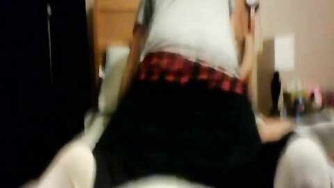 Awesome Amateur Teen Couple Having Some Hardcore Action In The Dorm