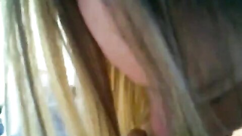 Blonde Milf Blowing Her Mans Cock In The Backyard