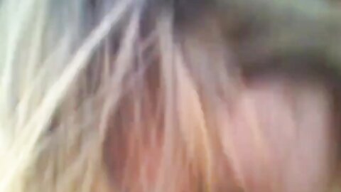 Blonde Milf Blowing Her Mans Cock In The Backyard