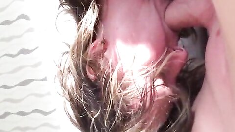 Busty Milf Sucks Her Husbands Cock In The Morning