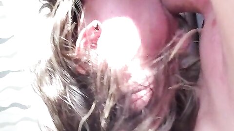 Busty Milf Sucks Her Husbands Cock In The Morning