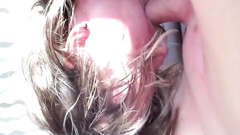 Busty Milf Sucks Her Husbands Cock In The Morning