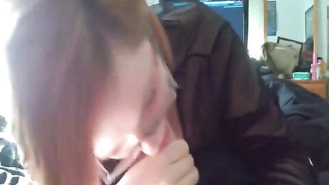Cute Girl In Glasses Lives For Sucking Cocks And Making Men Cum