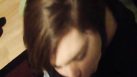 Horny White Chick Sucking On A Big Fat Black Cock