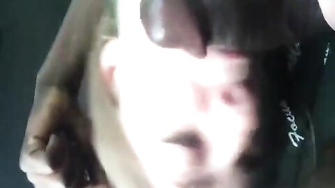 Horny White Teen Girl Adores Sucking Off Black Men