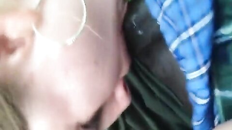 Horny White Teen Girl Adores Sucking Off Black Men