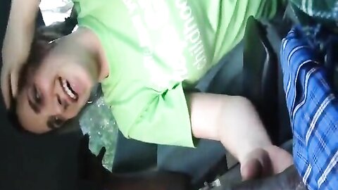 Horny White Teen Girl Adores Sucking Off Black Men