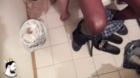 Petite Korean Happy Creamy Gets Bbc Quickie In Bar Bathroom