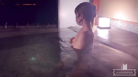 Raw Sex With A Super Cute Girlfriend At A Hot Spring Oral Ejaculation In Large Quantities Japanese