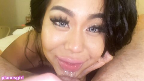 Sexy Asian Whore Loves Sucking Cock Planesgirl