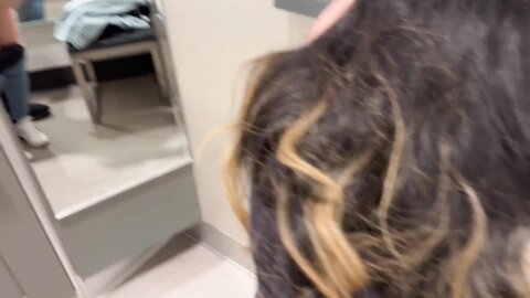 Risky Quickie With Asian Beauty In Target Dressing Room