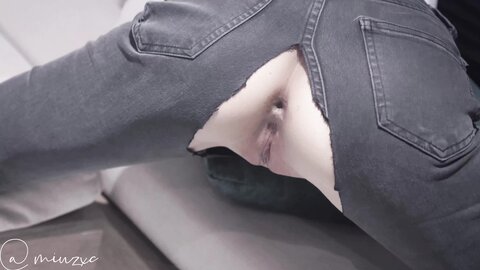 Asian Beauty In ped Jeans Intense Anal Creampie Experience Miuzxc
