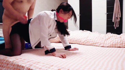 单位领导单身宿舍约炮极品黑丝女下属❤️各种姿势操把她的小嫩B搞到淫水直流受不了了完美露脸