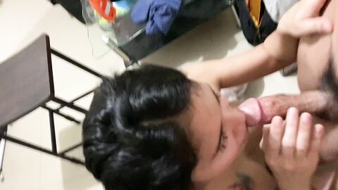 My Stepbrother Cum A Lot In My Face And He Roughly Fucking My Tight As