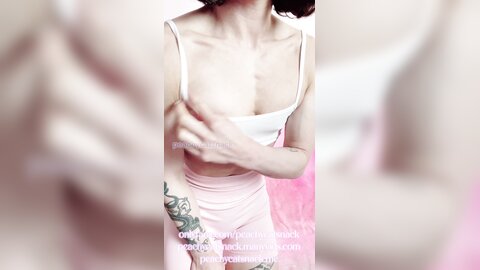 Cute And Petite Asian Muscle Girl Flexes And Flashes Her Tits And Pussy