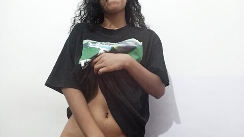 Very Hot Sexy Nri Stripping Masturbating