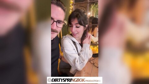 Aaliyah Yasin Gets Fingered At The Busy Restaurant