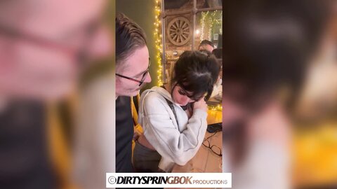 Aaliyah Yasin Gets Fingered At The Busy Restaurant