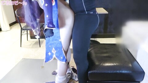 4525168-0 50% OFF! **pzzyxqx*z* Slender, submissive, obedient and nice layer♪ This time we had a live Nakadashi ejaculation in a Haragami Mona cosplay!