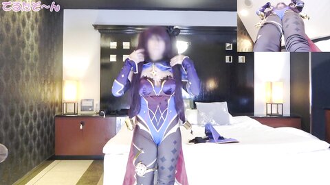 4525168-3 50% DE RÉDUCTION ! **pzzyxqx*z* Svelte, soumise, obéissante et belle couche♪ Cette fois, nous avons eu une éjaculation de Nakadashi en direct dans un cosplay de Haragami Mona !