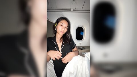 Hot Sexy Slut Masturbating In Business Class Flight BunnybrowniePubli