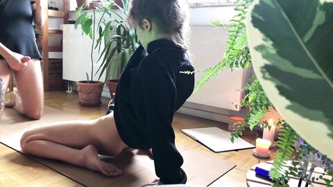 11 08 Miomiouwu  Sensual Yoga Ended Up With Deep And Filling Creampie