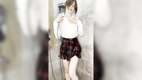 Anibutler  My Biggest Dildo In Shower In *** Outfit