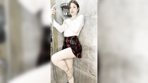 Anibutler  My Biggest Dildo In Shower In *** Outfit