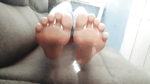 Soles On The Glass