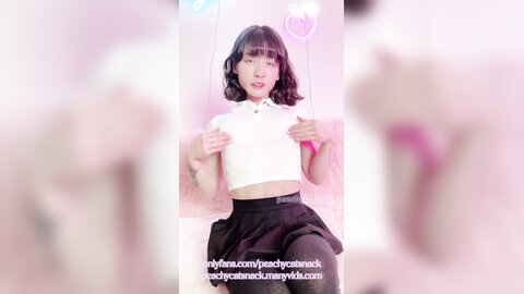 Fit Petite Exhibitionist Asian Gets Wet From Nipple Play And Showing He