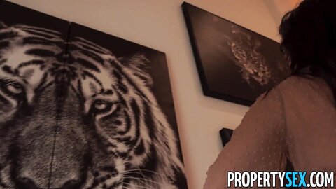 Propertysex My Real Estate Agent Shows Me Her Big Tits And Fucks Me In