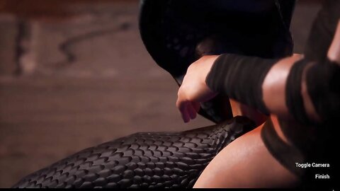 Snake Girl Oral Creampie