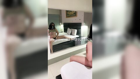 Pinay Lustful Experience Sexy Asian Girl Wearing Black Thong Got Fucke