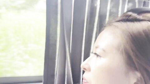 Asian Girl Gives Public Blowjob And Undresses On The Bus