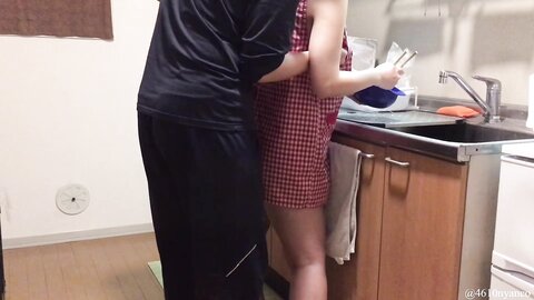 Disturbing The New Wife While Cooking Blowjobstanding Doggycunnilingus